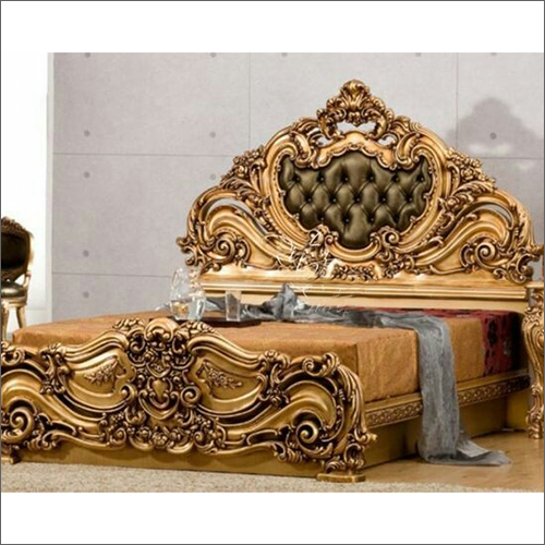 लकड़ी का रॉयल बेड होम फर्नीचर