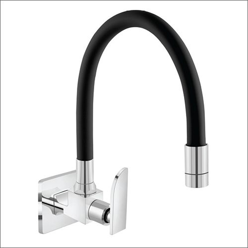 Silver Sink Cock Flexible Spout