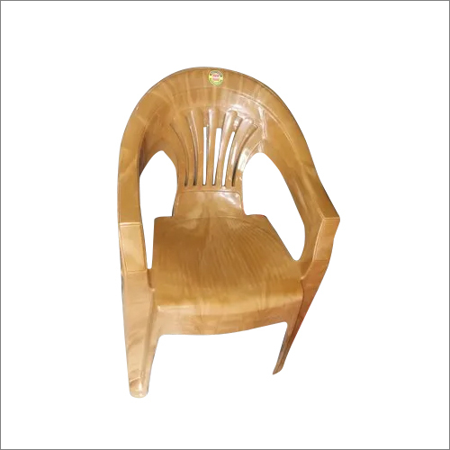 Brown Plastic Chair - Durable Plastic, Modern Design , Easy to Clean with 5-Year Warranty