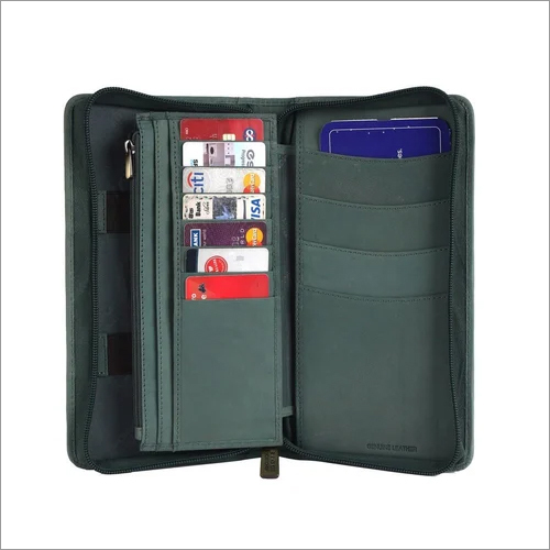 Ph601-aq Leather Passport Holder