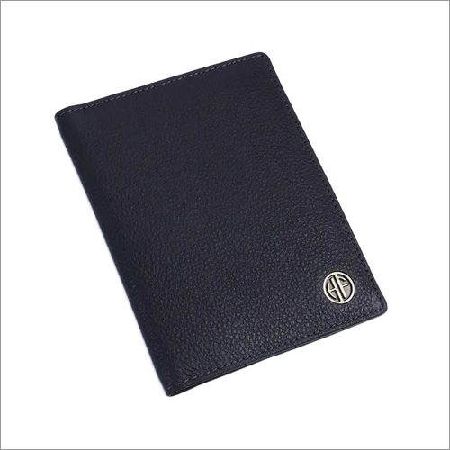 Ph602grey Leather Passport Holder - Leather Material, Solid Pattern, Grey Color | Ideal For Safeguarding Your Passport