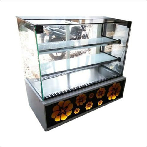 Silver Refrigerator Display Counter