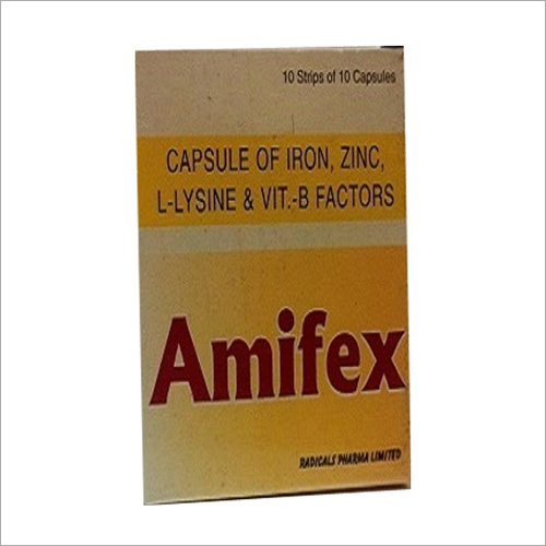 Ferrous Fumarate Folic Acid L Lysine Capsules Shelf Life: 2 Years