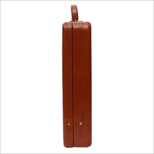 Brrf703 Brown Leather Briefcase