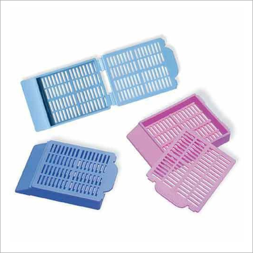 Embedding Cassette - High Density Acetal, 5-10 Micron Thickness, White Color | For Chemical Laboratory Applications, Plastic Material