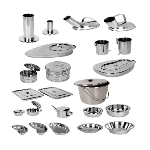 स्टील अस्पताल के बर्तन