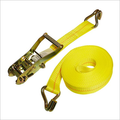 Ratchet Belt - 1 Inch Wide, 5 Meter Length | Durable, Easy to Operate, Rust Proof, Strong, New, Yellow Golden Color, 1 Year Warranty