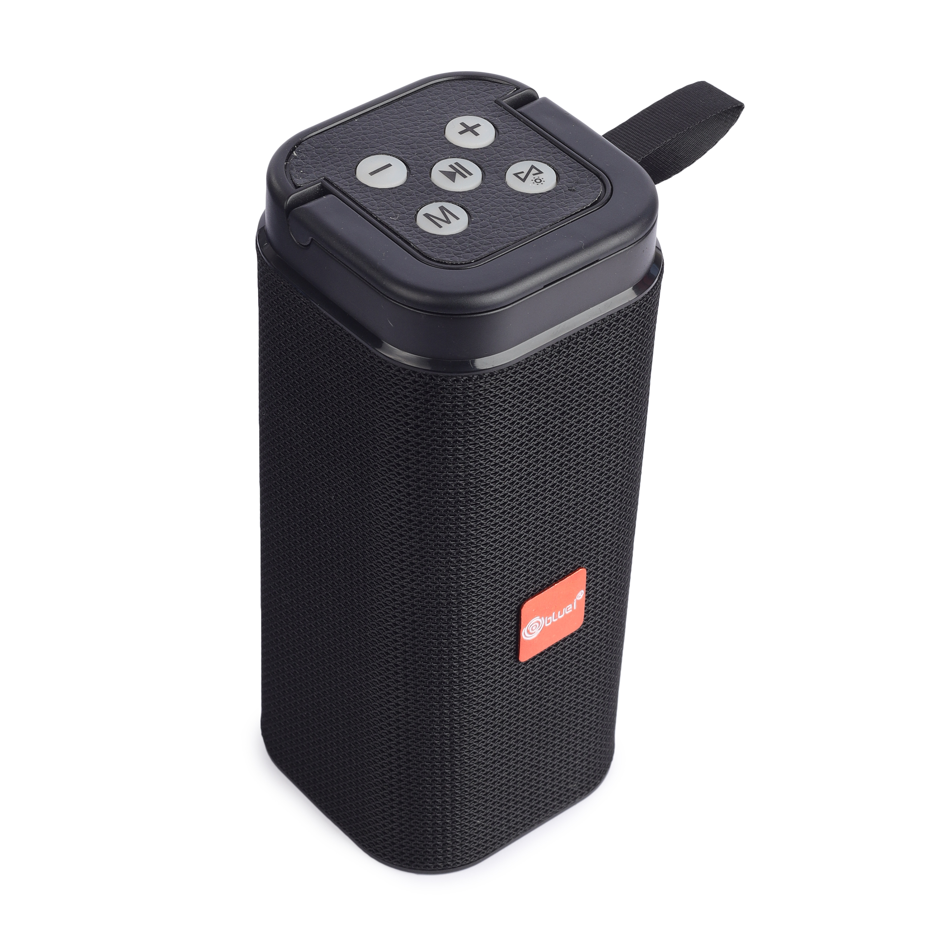Bluei Rocker R4 Blast 3wx2 Speaker 1200mah Battery - 8.5x8x18cm, Blue With Rgb Lights | 5w Output, Bluetooth 5.0, Usb/sd/aux Support, Fm Tuner