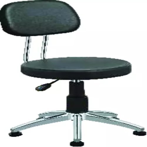 Bar Stool Chair - Semi Aniline Leather, 1155.7 Mm X 419.1 Mm, Black Upholstery | Adjustable, Comfortable, Durable