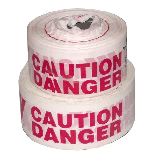 White Barrication Tape