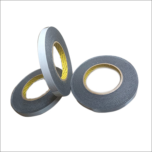 Single Side Black Foam Tape - Polyethylene Foam, 1-Inch Width x 10-Yard Length, Black Color | Ideal for Mounting, Sealing, Sound Dampening