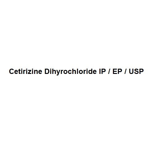 Cetirizine Dihyrochloride Ip / Ep / Usp - Cas No: 83881-52-1