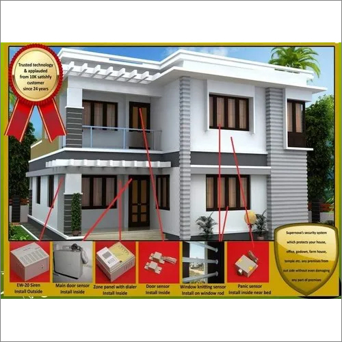 High Quality Burglar Alarm For Home Security Wired And Wireless System