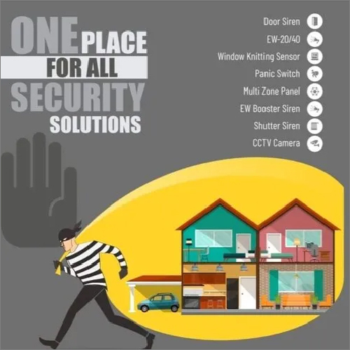 High Quality Burglar Alarm For Home Security Wired And Wireless System