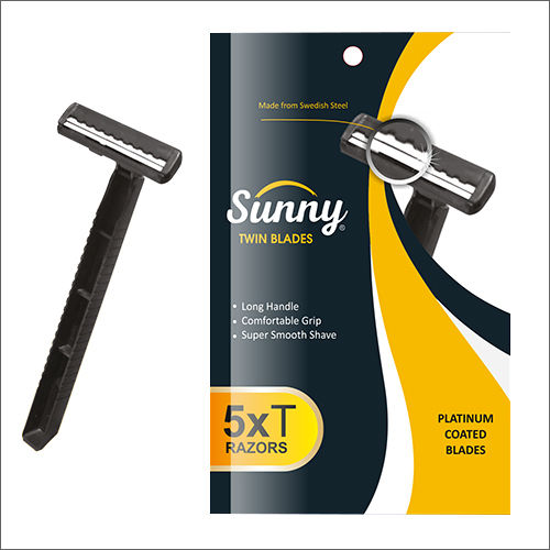 Sunny Twin Blades Razor With Long Handle Blade Material: Stainless Steel