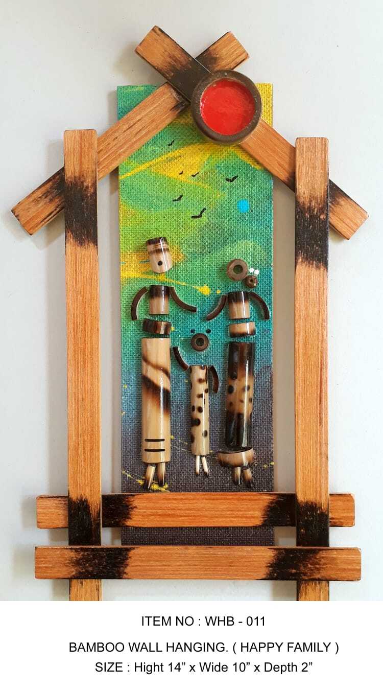 Indoor Designer Bamboo Wall Hanging