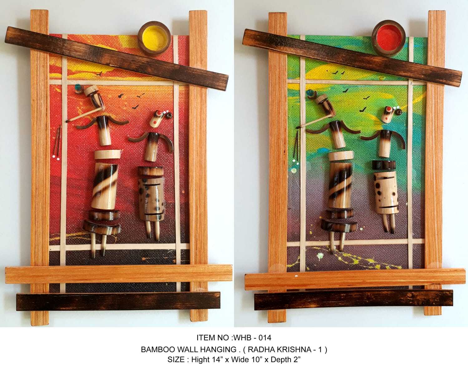 Indoor Designer Bamboo Wall Hanging