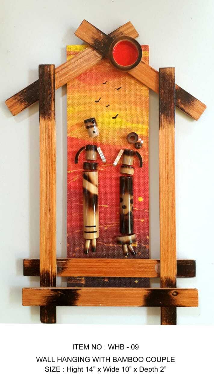 Indoor Designer Bamboo Wall Hanging