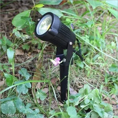 ब्लैक एलईडी स्पाइक गार्डन लाइट