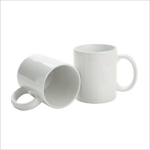 11oz Plain White Mug - Durable Porcelain | Heat Resistant, Dishwasher Safe, Ideal for Hot and Cold Beverages, Perfect for On-the-Go and Home Use