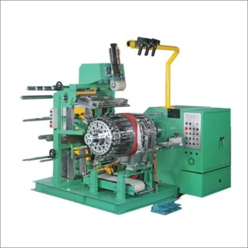 Mild Steel Tyre Building Machine - Bead Size 14-24 Inch, 2-5 Hp Electric Motor | Semi-automatic Functionality, Steel Alloy Material