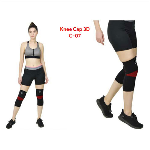 Knee Cap 3D - Cotton, Foldable, Portable | Supporting Supplies for Enhanced Knee Support, Non-Disposable and Recyclable
