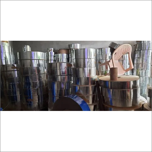 Paper Plate Lamination Machine - Metal Construction, 120 Capacity, 380 Voltage, Electric Power Source, White-blue Color | Lower Energy Consumption, High Performance, Low Noise, Automatic Operation