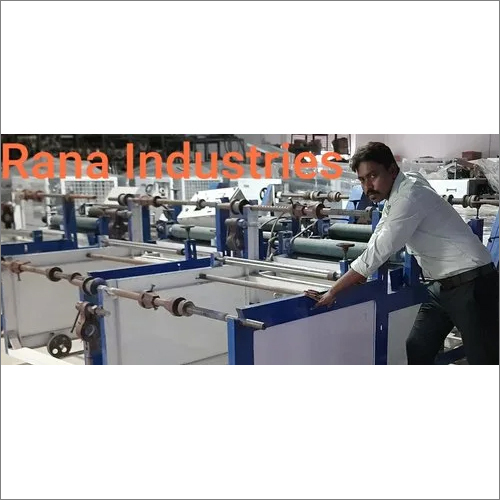 Paper Plate Lamination Machine - Metal Construction, 120 Capacity, 380 Voltage, Electric Power Source, White-blue Color | Lower Energy Consumption, High Performance, Low Noise, Automatic Operation