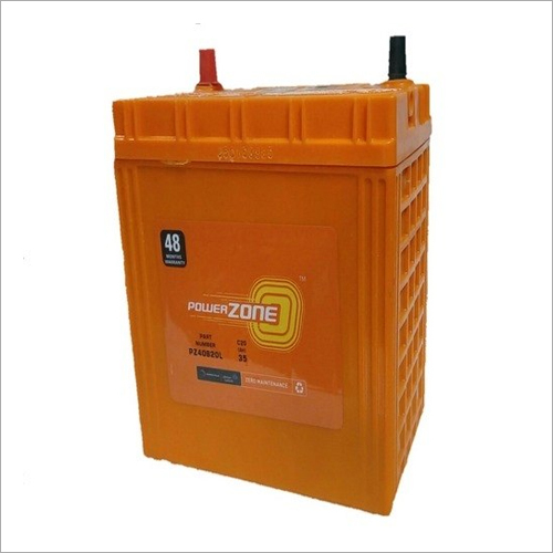 Power Zone Turbo Charge Car Battery - Battery Capacity: 30 A   50Ah Ampere-Hour  (Ah)