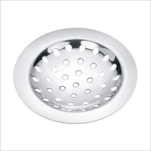 SS Sanitary Jali - Stainless Steel, 5 Inch Round, Chrome Finish | Durable Drainage Solution, Elegant Design