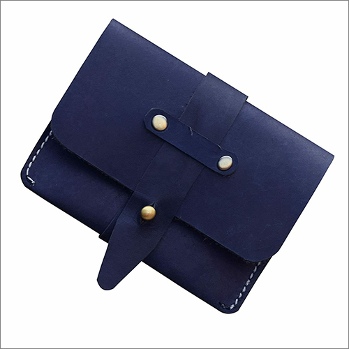 Blue Genuine Leather Wallet For Men Design: Attractive Design