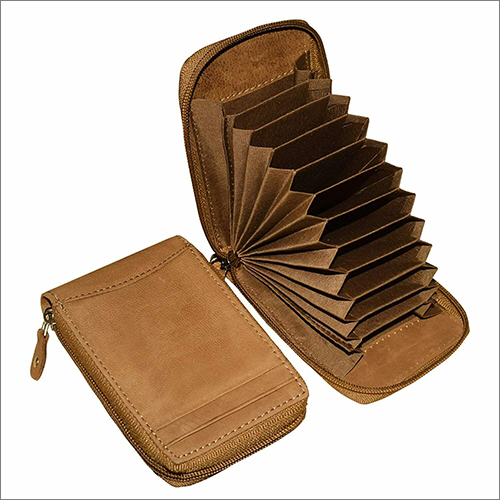 Tan Genuine Leather Wallet Design: Attractive Design