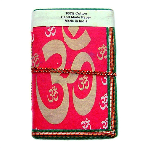 Handmade Paper Diary Notebook - Paper Cover, Sewing Binding | Durable, Eco-friendly, Lightweight, Embossed Logo, Handmade Style, Ideal For Daily Use
