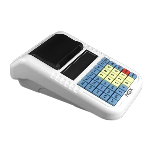 White Supermarket Billing Machine