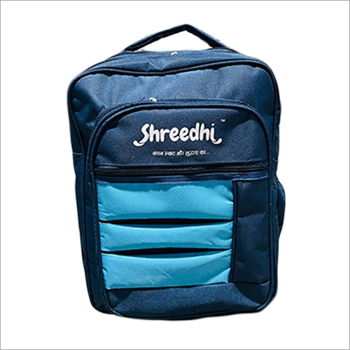 School Bag - Lightweight Waterproof Nylon, Blue Honeycomb Back Design | Breathable Adjustable Straps, Shock Resistance, Moisture Proof, Biodegradable