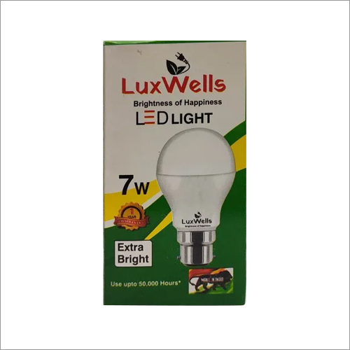 7 वॉट एलईडी बल्ब बॉडी मटेरियल: एल्युमिनियम