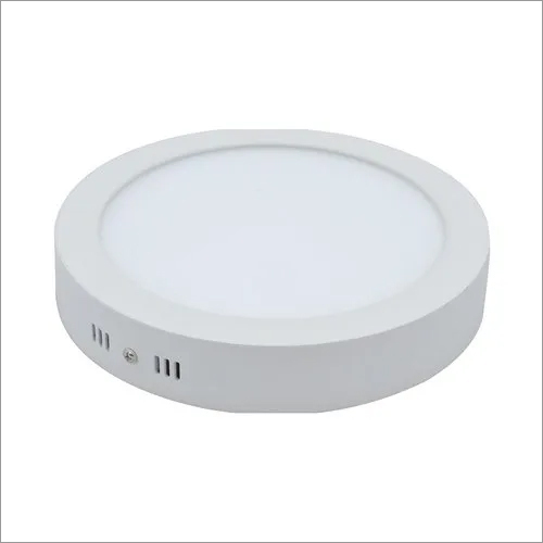 Round Surface Panel Light - Aluminum | Round Shape, Cool White Color at 3500-4100K, Ideal for Home and Office, Elegant Wire-Free Design