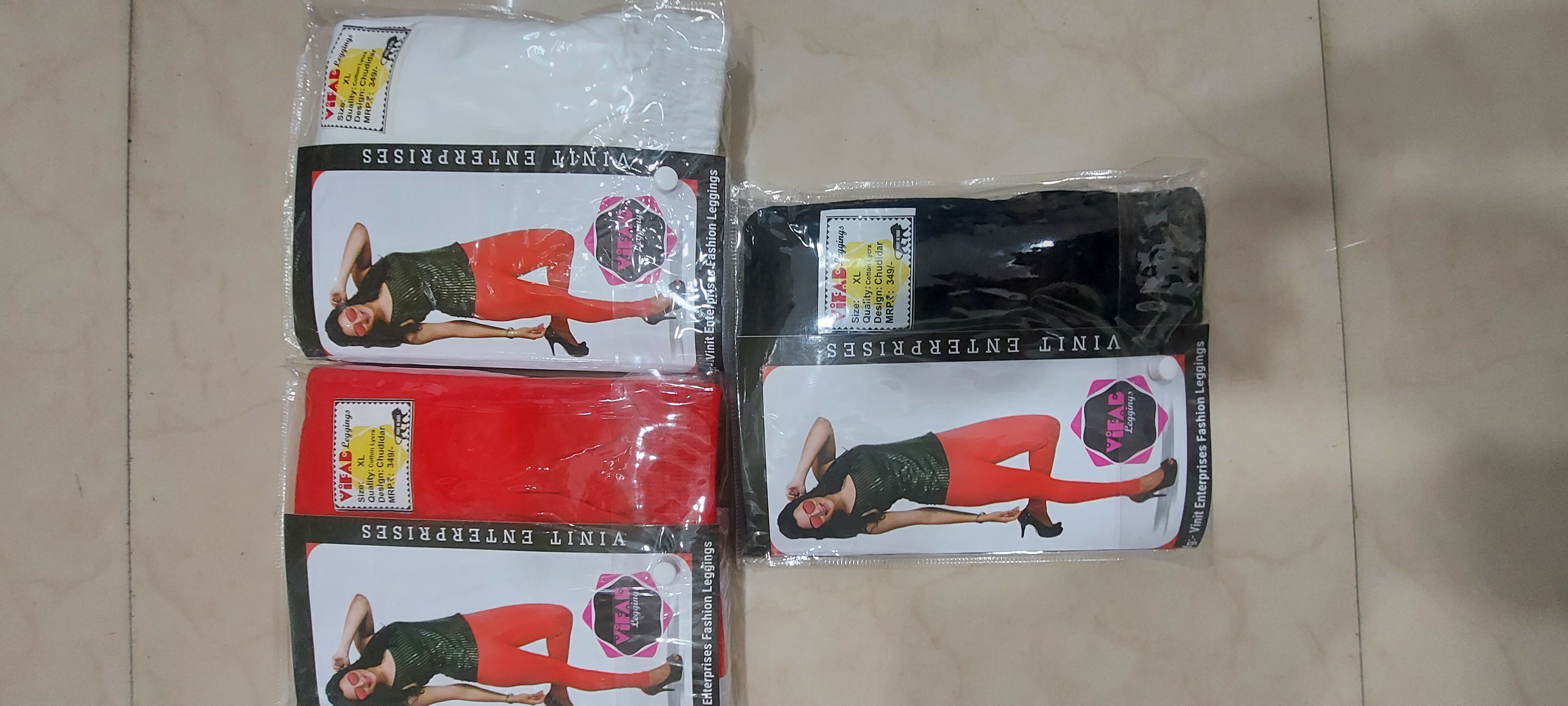 Leggings Chudidar Free Size 4 Way - 42 Inch Length, Viscose Material | Breathable, Plain Pattern, Ethnic Dress Type, Full Sleeves, All Season