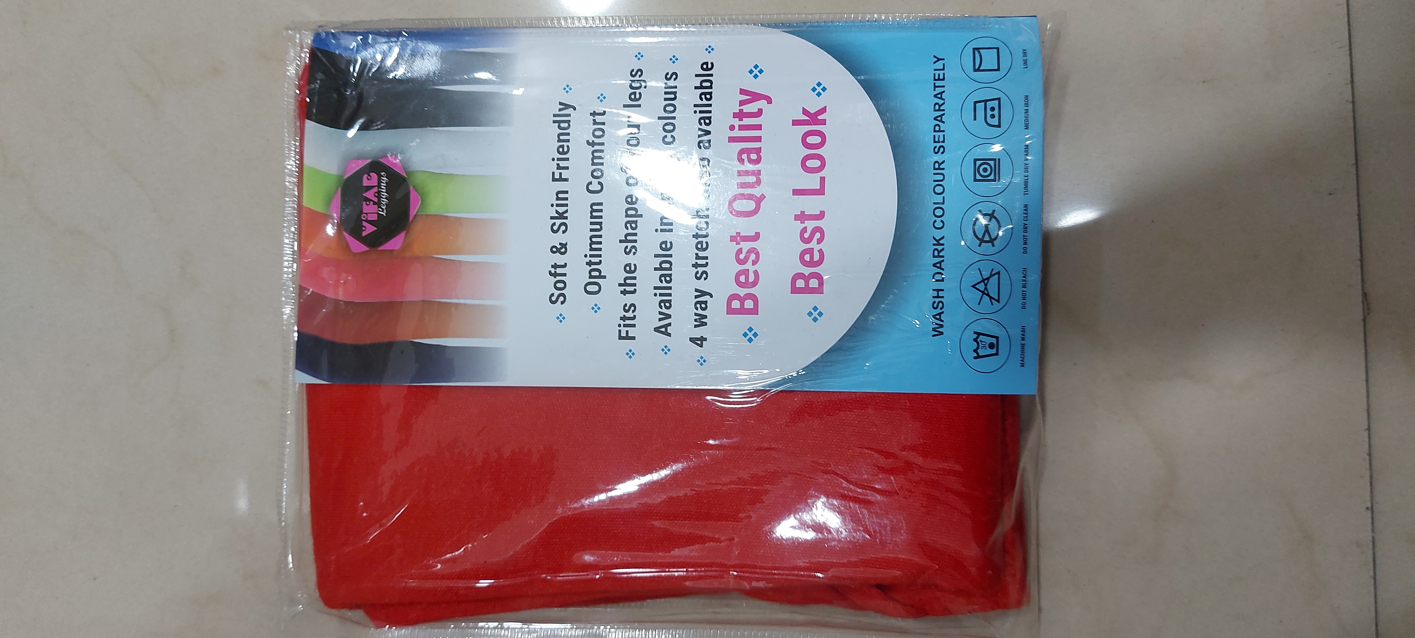 Leggings Chudidar Free Size 4 Way - 42 Inch Length, Viscose Material | Breathable, Plain Pattern, Ethnic Dress Type, Full Sleeves, All Season