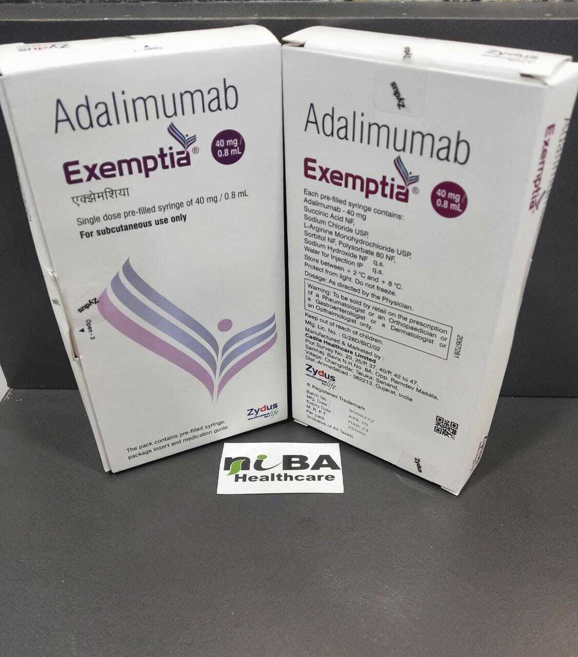 Exemptia 40 Mg - Dosage Form: As Per Suggestion