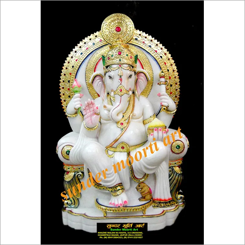 Durable Marble Ganesh Idol Statue