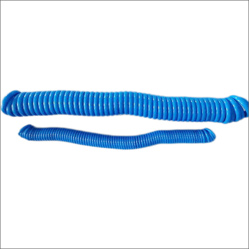 Polyurethane Spiral Hose - High-quality Blue Material, Available In Various Lengths And Wall Thicknesses | Durable, High Pressure Resistance, Spring Shape Design