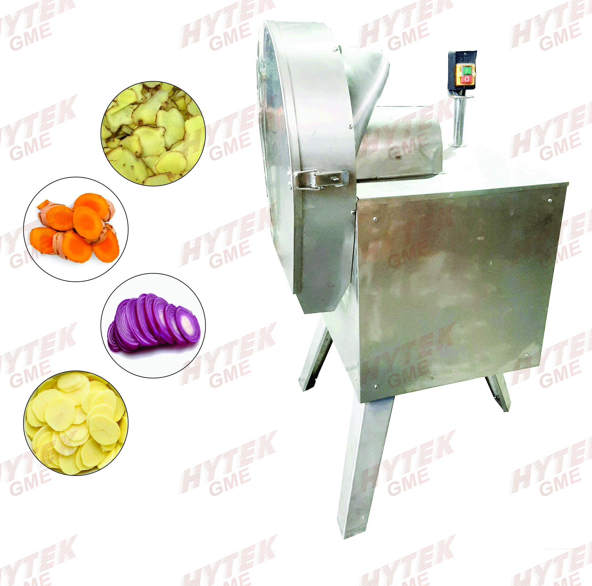 Onion Slicer / Ginger Slicer / Turmeric Slicer / Potato Slicer / Vegetable Slicer - Capacity: 400 Kg/hr