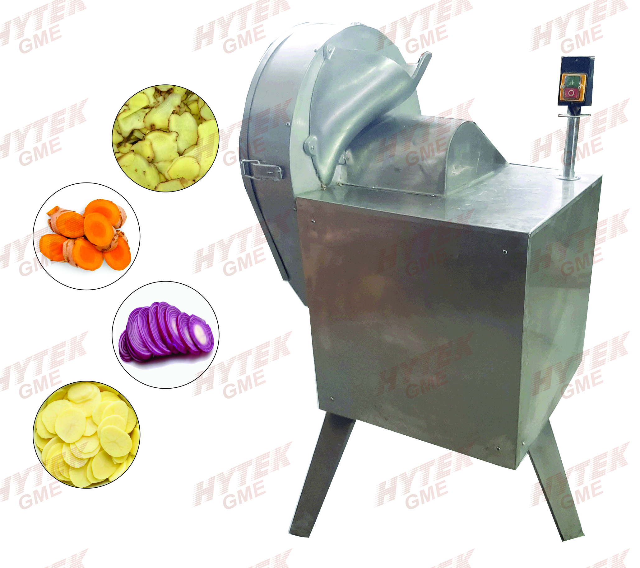 Onion Slicer / Ginger Slicer / Turmeric Slicer / Potato Slicer / Vegetable Slicer - Capacity: 400 Kg/hr