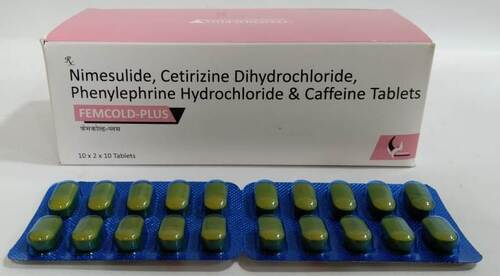 फेमकोल्ड प्लस टैबलेट सामान्य दवाएं