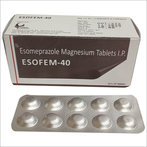 एसोफेम -40 टैबलेट (एसोमप्राजोल 40 मिलीग्राम टैब) सामान्य दवाएं