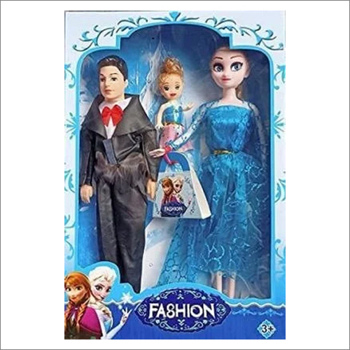 Fashion Frozen Barbie Doll Set - Durable Multicolor Cartoon Toy for Children | Engaging Playtime Experience with Durable Design