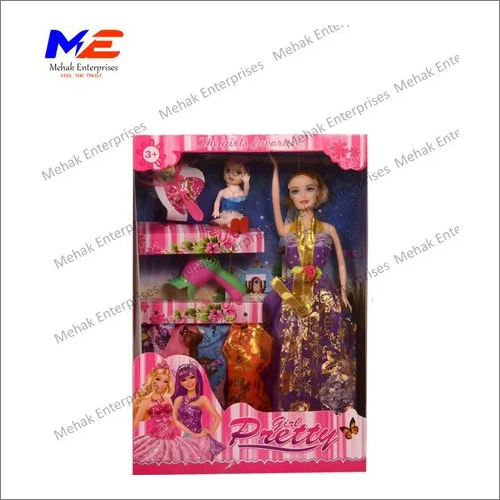 28 Inch Princess Barbie Doll Set - Plastic, 28 Inch | Multicolor, Durable, Cartoon Style Playing Toy for Ages 6 and Up