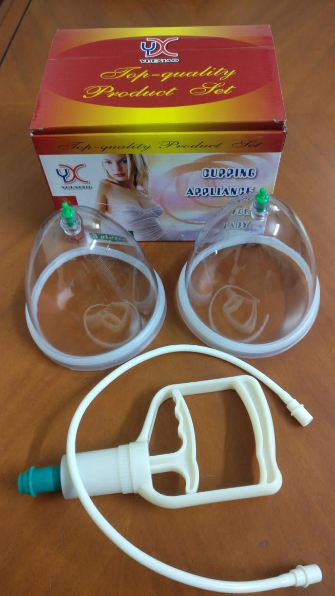 Uplift Cupping Set - Dimension (L*w*h): 15x15x15 Centimeter (Cm)
