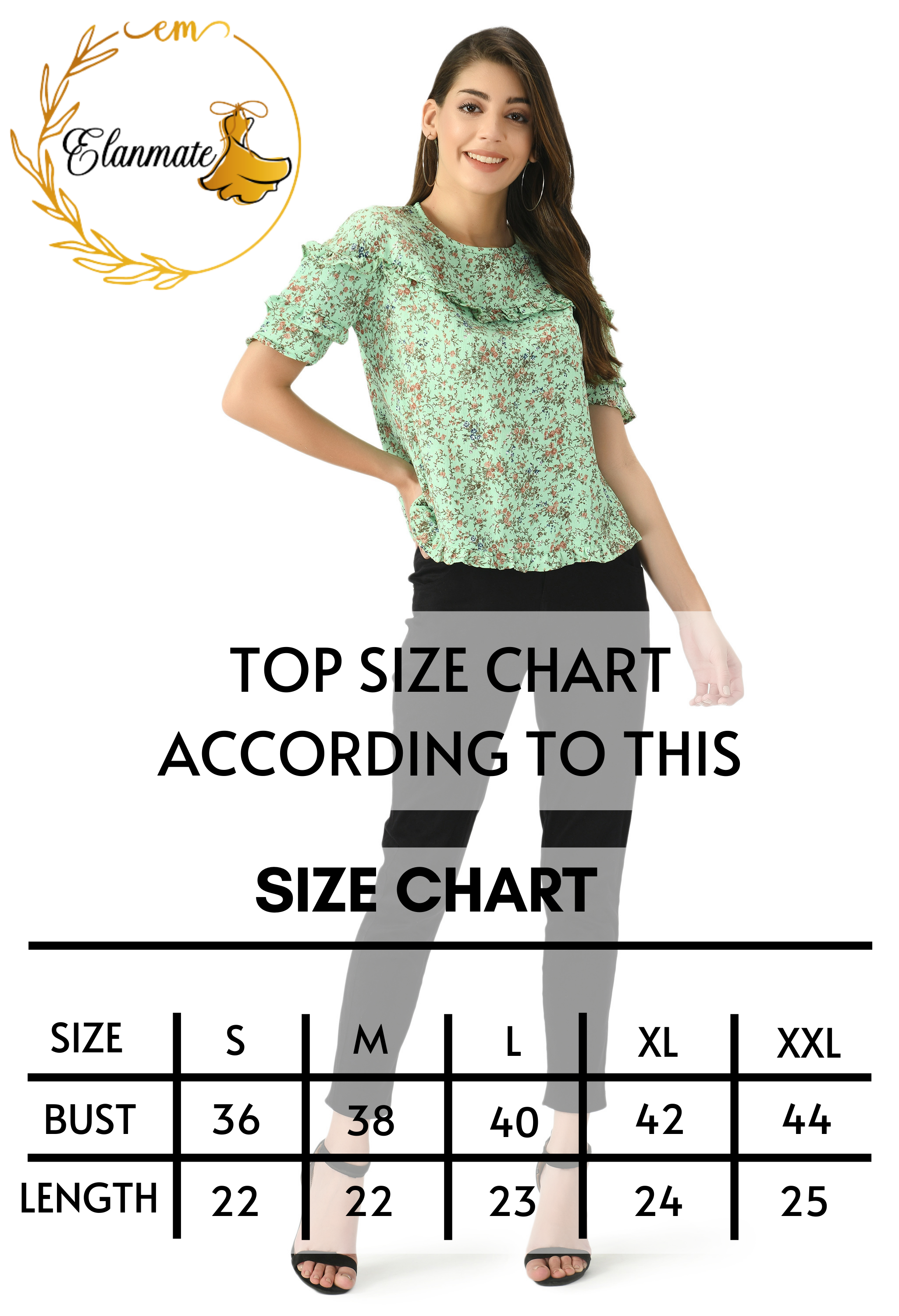 Ruffle Printed Short Top